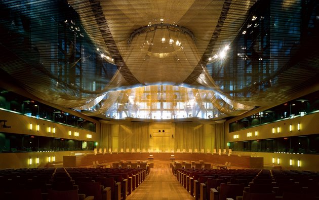 Großer Sitzungssaal im Europäischen Gerichtshof; © G. Fessy / CJUE