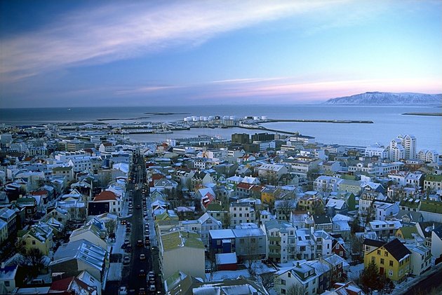 Reykjavík seen from the tower of Hallgrímskirkja; Photo: Andreas Tille / Wikimedia Commons