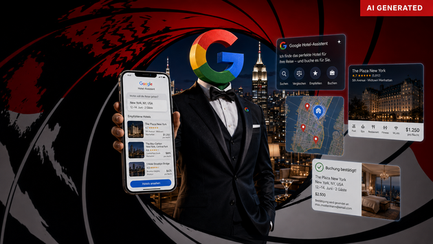 Google KI-Agent Hotelbuchung