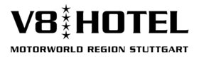 Logo V8 HOTEL classic - Motorworld Region Stuttgart
