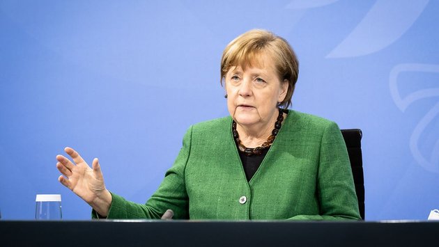 Bundeskanzlerin Dr. Angela Merkel; Pressekonferenz 2021-03-23
