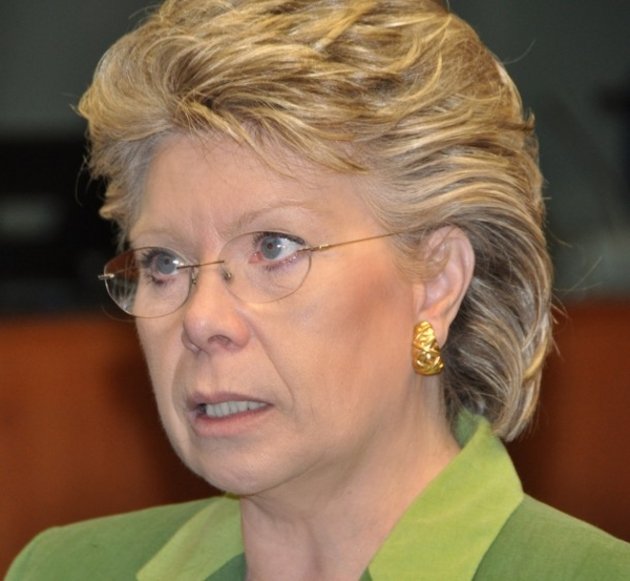 EU-Kommissarin Viviane Reding; Foto: Beni Markowski / Creative Commons