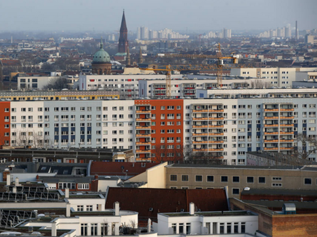 Apartment buildings in Berlin's Kreuzberg district, Germany. About 7% of investors picked Germany as the region’s top country for property investing. This compared with around 5% for the U.K., which attracted 3% of the vote last year, CBRE said. Photo: Reuters