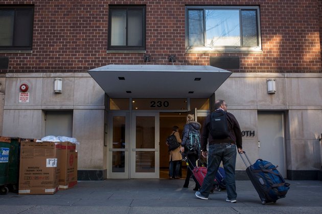 Metropolitan Property Group, a real estate brokerage firm, is accused of using a complex web of 8 corporate entities and fake identities on Airbnb to convert 30 apartments into de facto hotel rooms; photo: Dave Sanders / NYT
