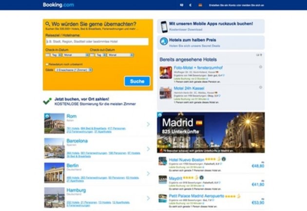 Dürfen Portale wie Booking.com in Zukunft Rabatte für Hotelbuchungen geben? Foto: Booking.com