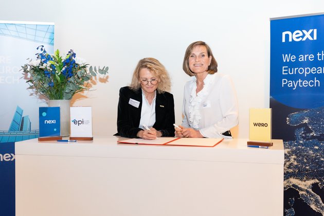Bild: nexi, Signing_Nexi_EPI_01_v.l.n.r._Martina_Weimert_Carola_Wahl_