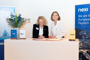 Bild: nexi, Signing_Nexi_EPI_01_v.l.n.r._Martina_Weimert_Carola_Wahl_