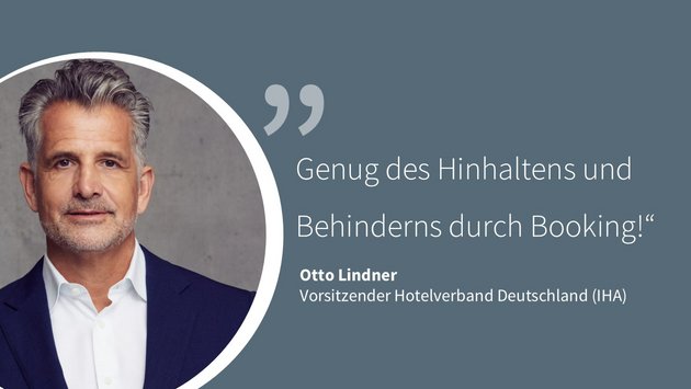 Statement von Otto Lindner zu Beweissicherungsmaßnahmen bei Booking.com