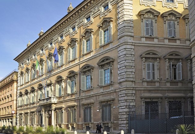 Palazzo Madama in Rom - Sitz des Senato della Republica; Foto: Paul Hermans / Wikimedia Commons