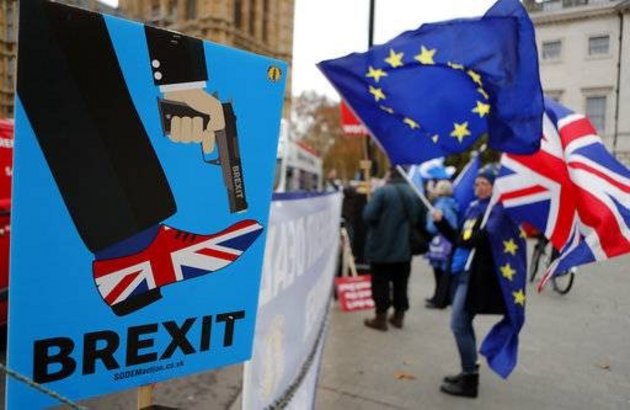 1Anti-Brexit-Demonstration am 06.1.018 in London; © Associated Press
