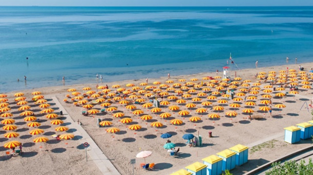 Der Strand von Grado; © Turismo FVG / Gianluca Baronchelli / SRT