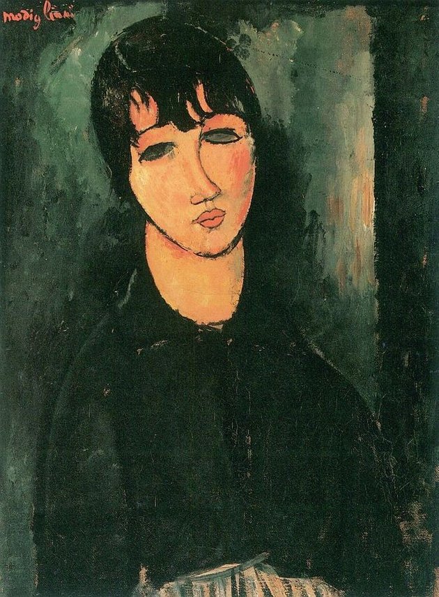 Amedeo Modigliani, Das Dienstmädchen (96); Bild: zeno.org / Wikimedia Commons