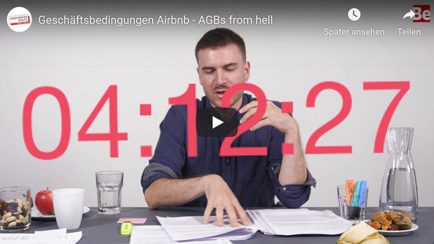 Airbnb Geschäftsbedingungen - AGB from hell; © Top hotel