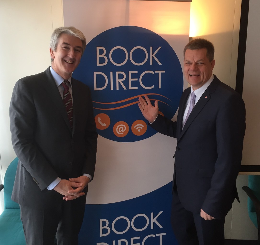 Christian de Barrin (CEO of HOTREC; left) and Markus Luthe (Chairman HOTREC Distribution Task Force; right); Photo: HOTREC