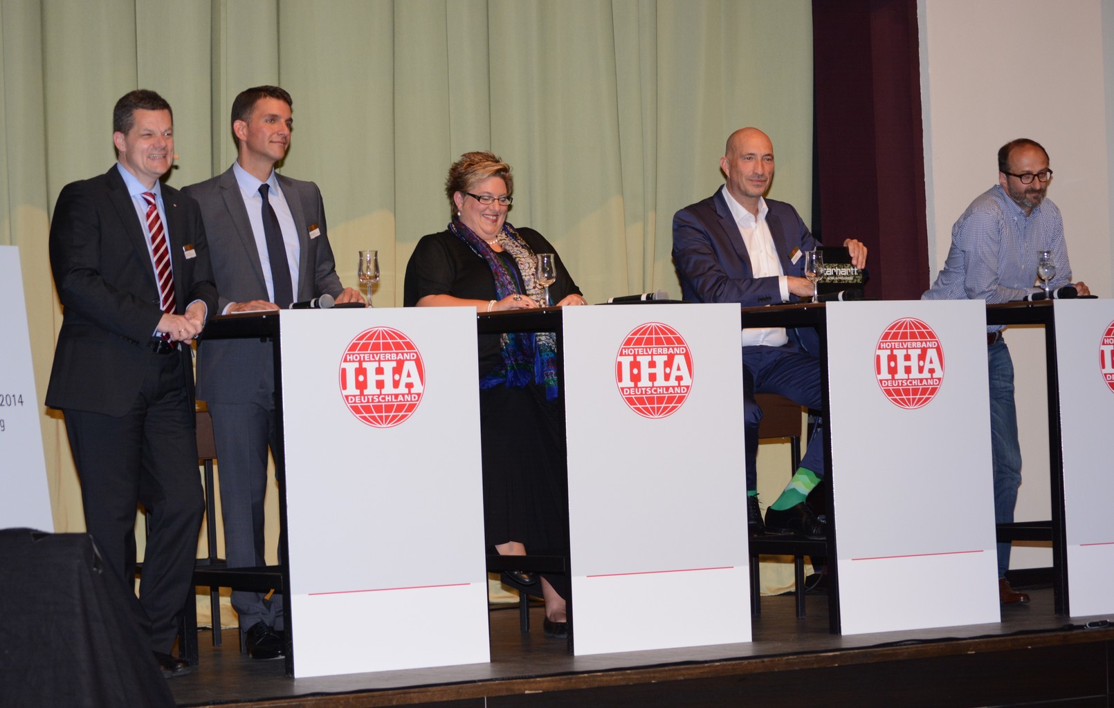 Die Teilnehmer der Podiumsdiskussion 