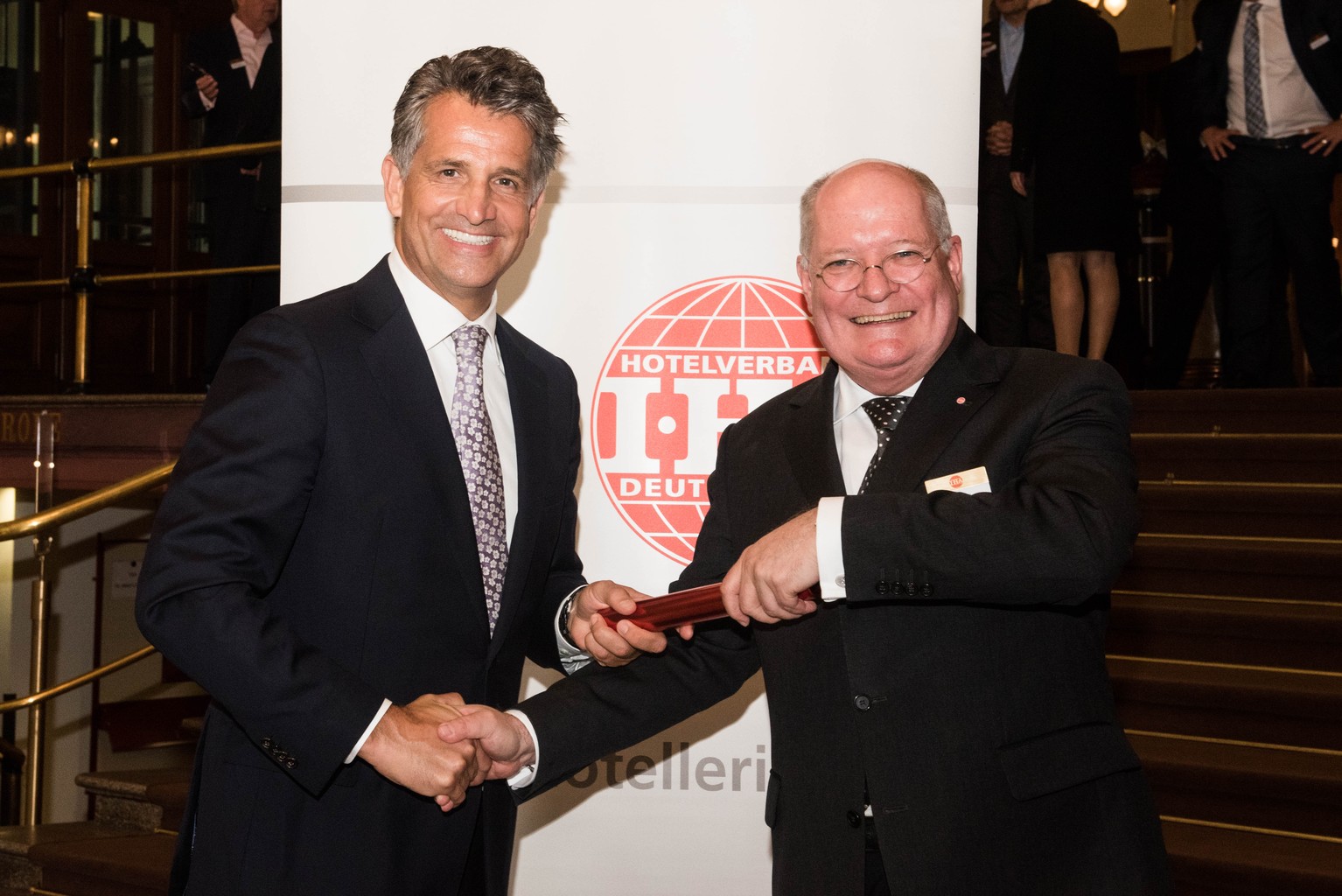 v.l. Otto Lindner und Fritz G. Dreesen; Foto: Susanne Lencinas