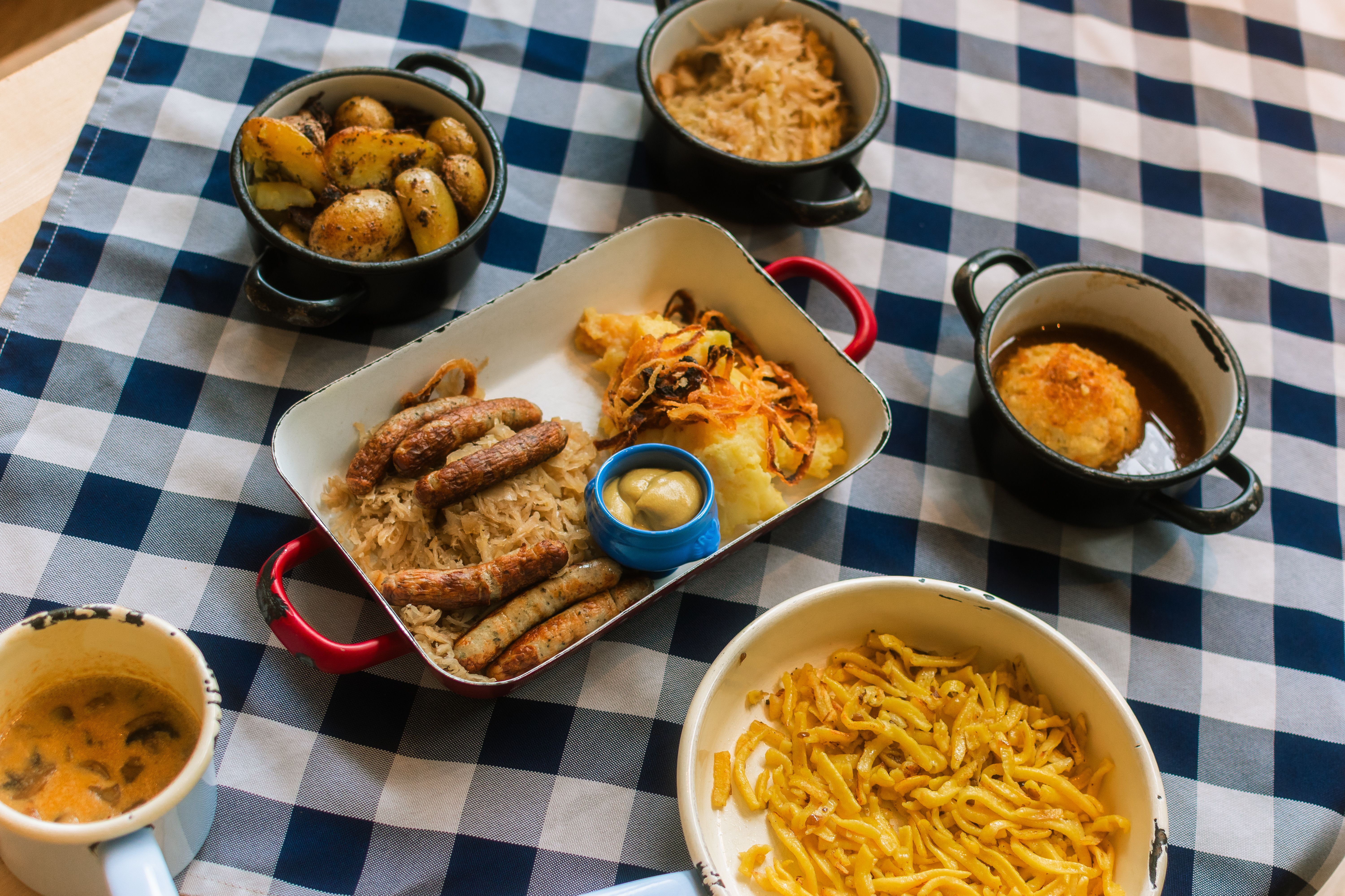 Traditionelle bayerische Gerichte