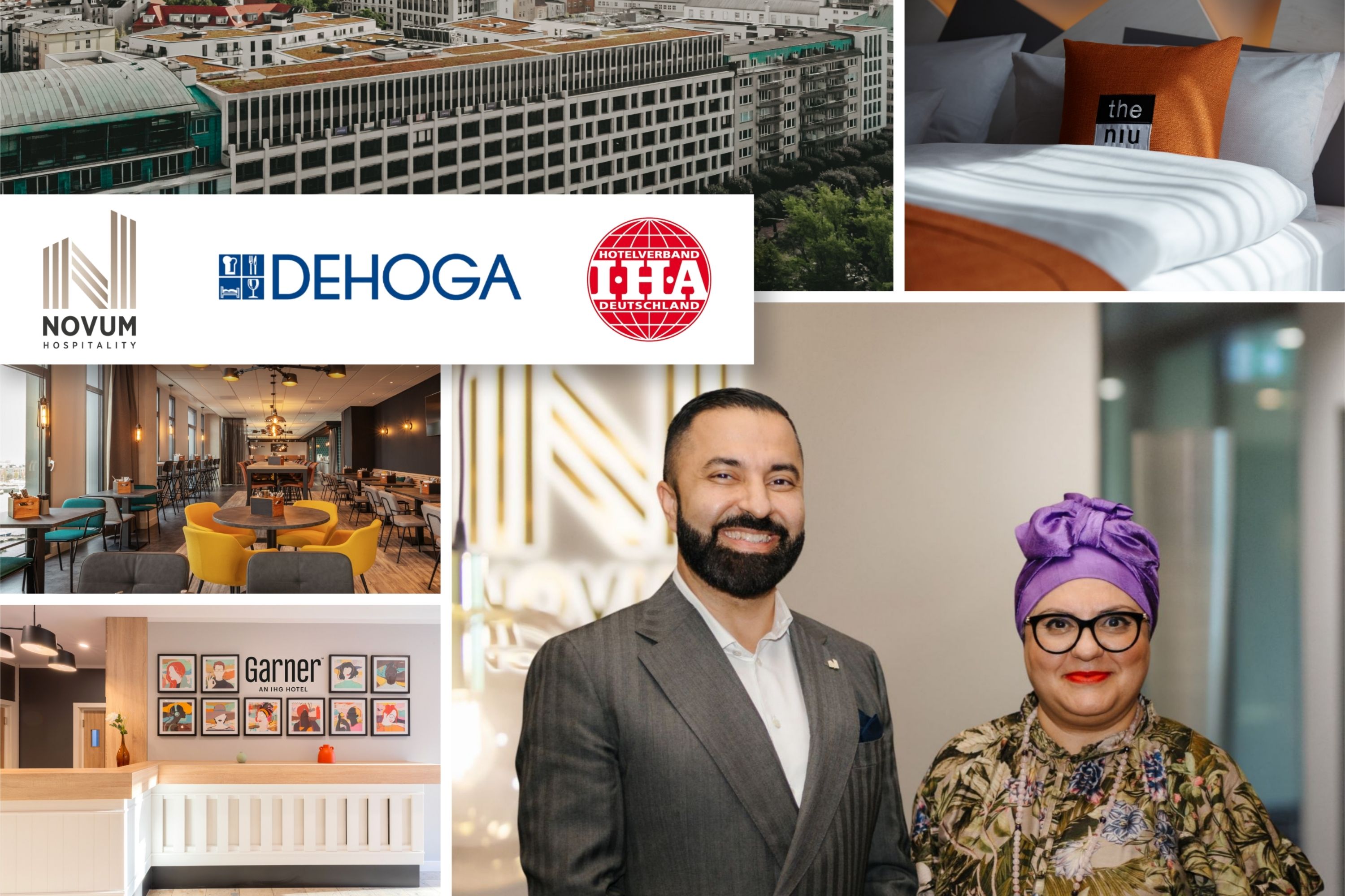 Freuen sich über den Wiedereintritt: Die NOVUM-Hospitality-CEOs David Etmenan und Samira Etmenan. | © NOVUM Hospitality