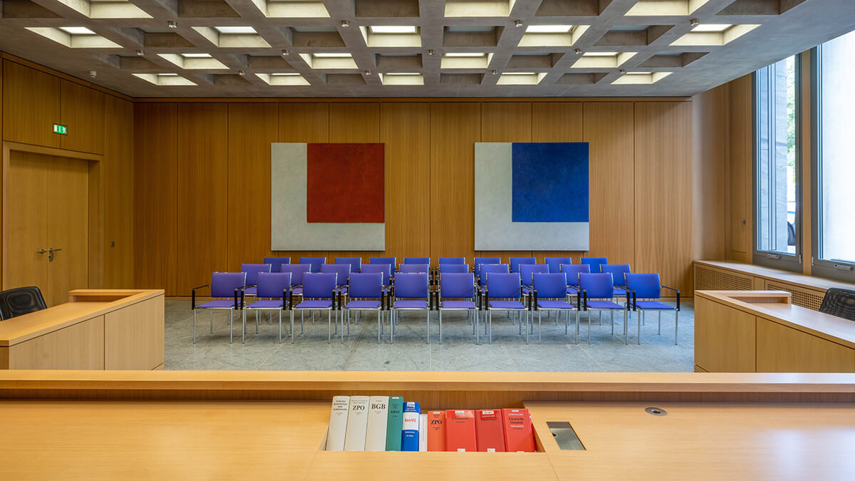 Sitzungssaal des Bundesarbeitsgerichts - © BAG